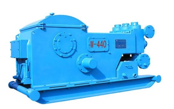 440HP Oil Rig Mud Pump 320 SPM واحدة تعمل بمضخات Oilwell الثلاثية