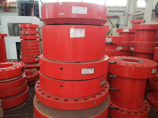 نظام رأس البئر Bop Spool مزدوج رصع API 6A غلاف رأس بكرة