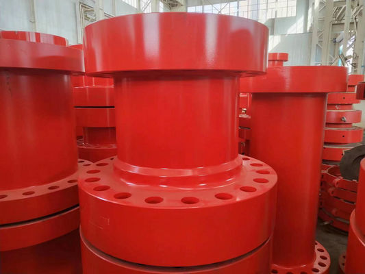 API 6A محول مزدوج رصع محول شفة الحديد الزهر الآمن