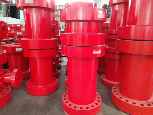 شفة محول رأس البئر 3000 Psi مزدوج الرصع لحفر الآبار