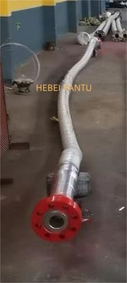 3 1/16 ′′ المزدوج ، 10000 psi خرطوم Coflexip API 16C لخط الخنق مع غطاء مرن وقائي من الفولاذ المقاوم للصدأ