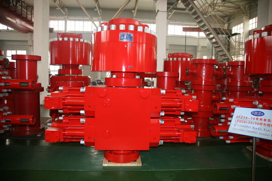 13 5/8 &quot; - 15000psi Shaffer نوع نظام منع انفجار مع أسطوانة مكبر رم مزدوجة