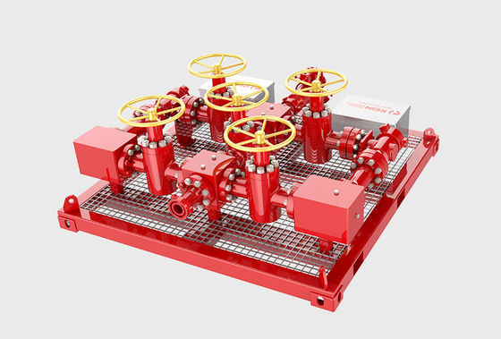 اختبار البئر النفطي الاختناق الاختلاط مع 3000psi ضغط التحكم ومعايير API 16C