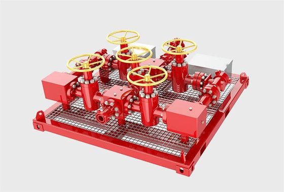 اختبار البئر النفطي الاختناق الاختلاط مع 3000psi ضغط التحكم ومعايير API 16C