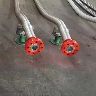 3 &quot;900LB Flanged 3 1/2&quot; ID الضغط العالي Coflexip خرطوم 5000 Psi خرطوم مضاد للحريق للحقل النفطي API 16C