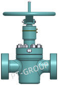 5000psi 10000psi API 6A صمام البوابة اليدوي القياسي 4 1/16 &quot;