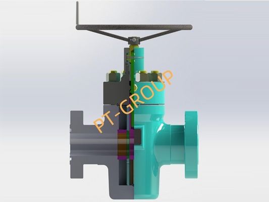 صمام البوابة اليدوي API 6A سلسلة FC مناسبة لخدمة H2S الحمضية