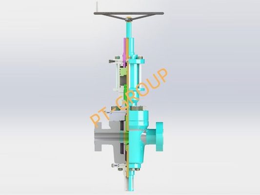 صمام البوابة الهيدروليكية API 6A سلسلة FLS لخدمة H2S الحمضية مناسبة لمجموعة الاختناق وشجرة عيد الميلاد
